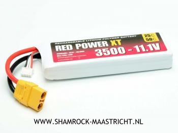 Red Power LiPo Accu 11.1V 3500mAh 25C - XH/XT90