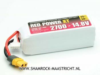 Red Power LiPo Accu 14.8 Volt 2700 mAh 25C - XH / XT60