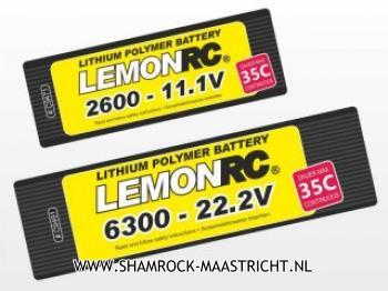 Lemon Rc Lipo Accu 22.2V 3700mAh 35C - XH (Foto Afwijkend)