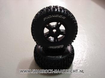 Louise Rc Pioneer 1/10 Short Course 2wd tires - mounted (2)