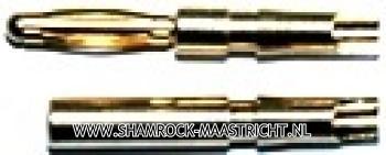 Shamrock Goudconnector 2mm
