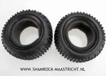 Traxxas Tires, Alias 2.2inch (rear) (2)/ foam inserts (Bandit) (soft compound)