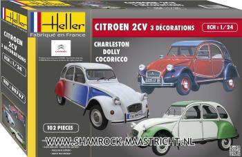 Heller Citroen 2CV 3 Decorations 1/24