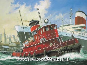 Revell Harbour Tug Boat 1/108 Model Set