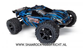 Traxxas Rustler 4X4 1/10 Scale High-Performance 4WD Brushed Stadium Truck