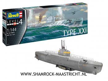 Revell German Submarine Type XXI 1/144