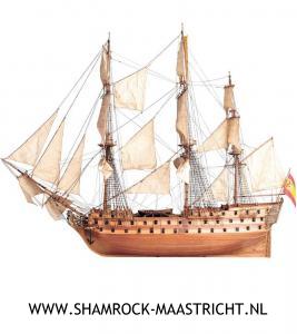 Artesania Latina Vessel in Line San Juan Nepomuceno. Wooden Model Ship Kit 1/90