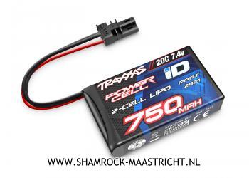 Traxxas 750mAh 7.4V 2-Cell 20C LiPo Battery voor TRX-4m