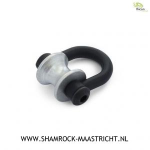 Thicon D-ring met pully zwart 1/10