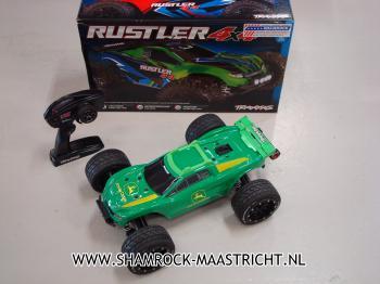 Traxxas Occasie Rustler 4X4 TQ 2.4GHz LED 1/10 Scale High-Performance 4WD Brushless Stadium Truck