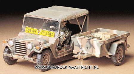 Tamiya US M151A2 Ford Mutt with M416 cargo trailer