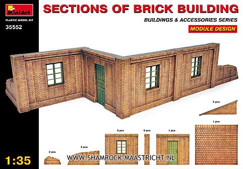 MiniArt Sections of Brick Building