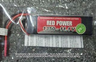 Red Power Lipo 11.1V 1350mAh 25C