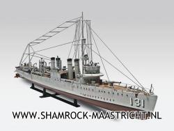 Monogram HMS Campbeltown Four Stack British Destroyer