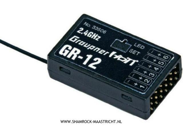 Graupner GR-12 2.4GHz HOTT 6 Channel Receiver