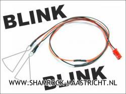 Pichler LED wit knipperend met kabel