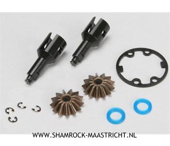 Traxxas  Drive cups, inner (2) (Jato) (for steel constant-velocity driveshafts)/ differential spider gears (2)/ gaskets, hardware - TRX5125