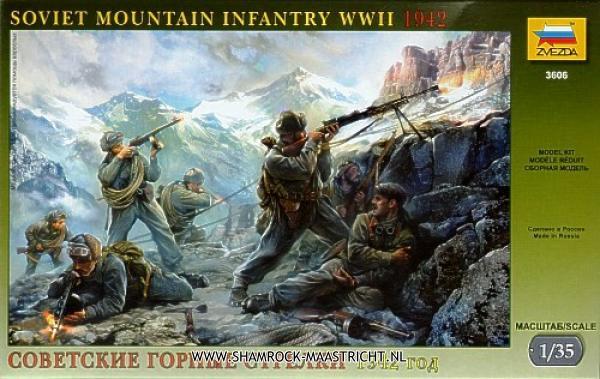 zvezda Soviet mountain infantry WWII 1942