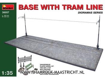 Miniart Base with Tram Line