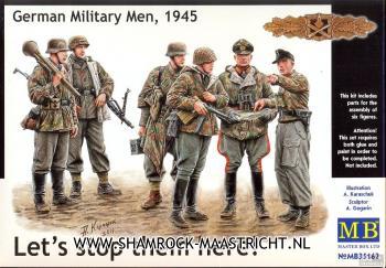 Master Box Ltd German Military men, 1945 Lets stop them here !