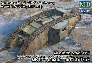 Master Box Ltd Arras Battle Period,1917 MK II Female British Tank