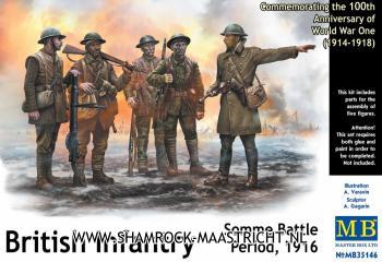 Master Box Ltd British Infantry Somme battle period,1916
