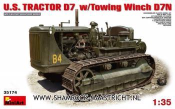 Miniart U.S. Tractor D7 W/Towing Winch D7N