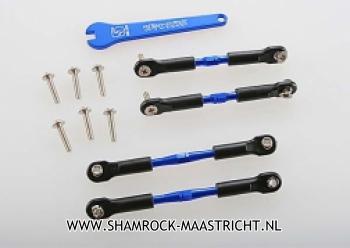 Traxxas Aluminium turnbuckles & wrench, blue-anodized - 3741A