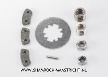 Traxxas  Rebuild kit, slipper clutch (steel disc/ friction pads (3)/ spring (2)/ pin/ 4.0mm NL (1)/ 5.0mm NL (1)) - 5552X