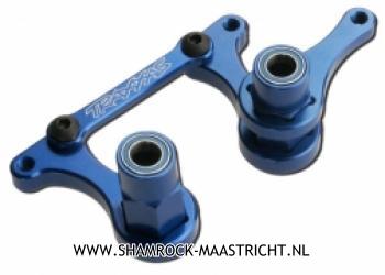 Traxxas Aluminium steering bellcranks, blue-anodized - 3743A