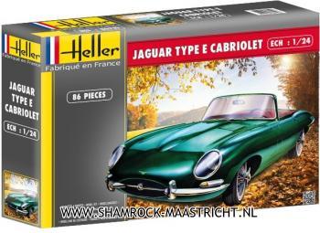 Heller Jaguar Type E Cabriolet 1/24 Kit