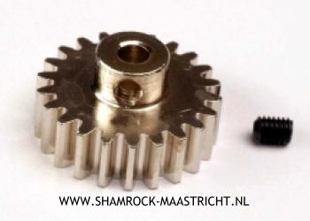 Traxxas Gear, 22-T pinion (32-p) (mach.steel)/set screw - 3952