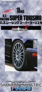 Fujimi 18 Inch O.Z.Racing Super Turismo Wheel & Tyre Set