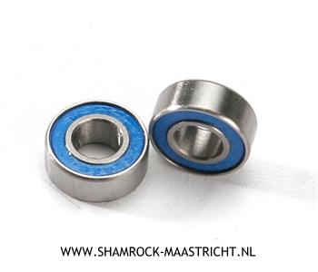 Traxxas Ball bearings, blue rubber sealed (6x13x5mm) (2) - TRX5180