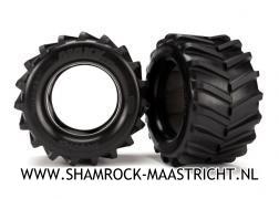 Traxxas Tires, Maxx 2.8 (2)/ foam inserts (2) - TRX6770