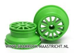 Traxxas Wheels, Green (2) - TRX7472X