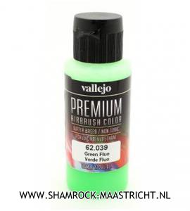 Vallejo Premium Airbrush Color Green Fluo
