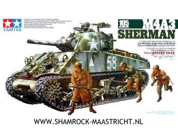 Tamiya M4A3 Sherman 105mm Howitzer (assault support) 1/35