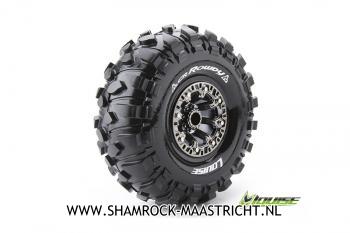 Louise Rc CR Rowdy 1/10 Scale 2.2 Crawler Tires - Mounted