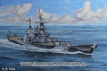 Revell Battleship U.S.S. Missouri WWII 1/1200 Model Set