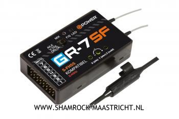 D-Power GR-7SF 2.4GHz ontvanger met 3X Gyro S-FHSS compatibel