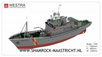 Turk Model FBV WESTRA- R/C Schots vissersbeschermingsvaartuig 1/50