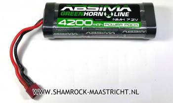 Absima 7.2 Volt 4200 mAh NiMH Accupack (Deans)