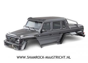 Traxxas  Body, Mercedes-Benz G 63, complete (matte graphite metallic) (includes grille, side mirrors, door handles, & windshield wipers)