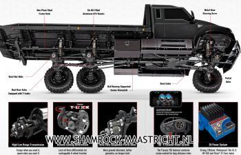 Traxxas Traxxas Ultimate RC Hauler Truck with Winch Black TRX-6