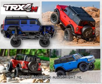Traxxas TRX-4M 1/18 Scale and Trail Crawler Land Rover 4WD Electric Truck with TQ 