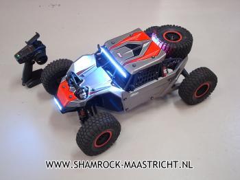 Losi Occasie 1/6 Super Rock Rey V2 4WD Rock Racer Brushless RTR, Gray